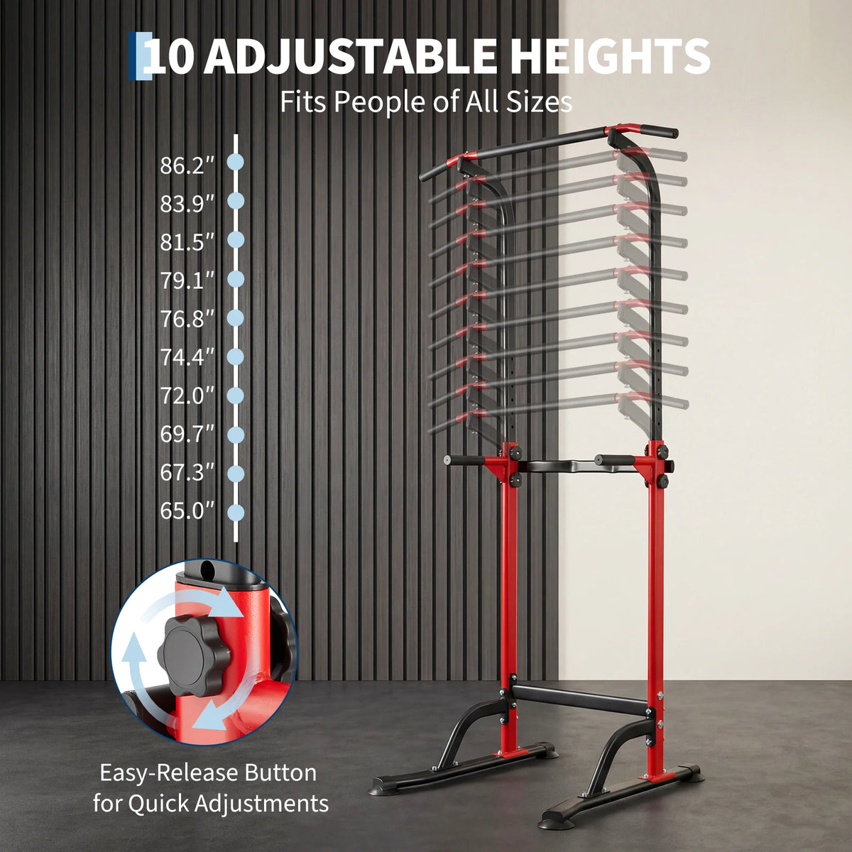 Power Tower for Pull Ups Dips and Leg Raises