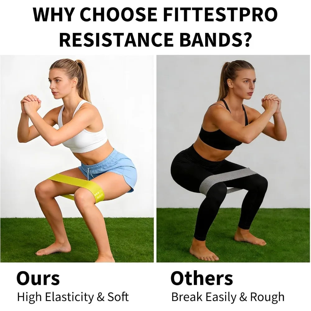 TPE Resistance Bands Set for Strength and Fitness Workouts