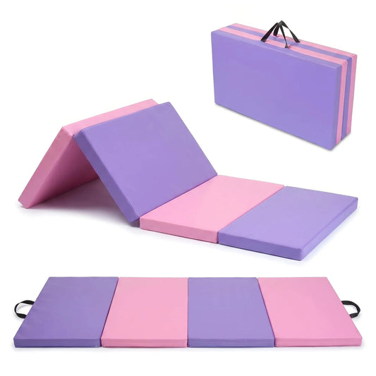 HiMISS Folding Gymnastics Mat For Home Workouts And Training