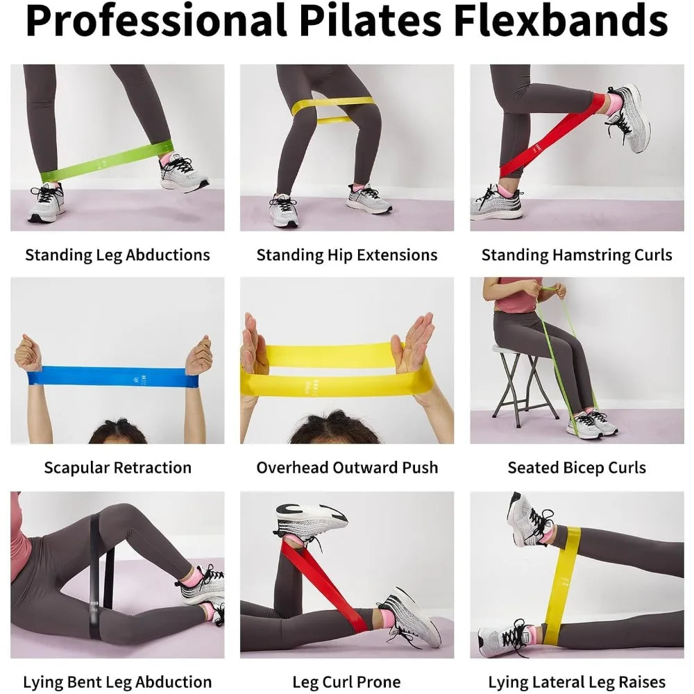 TPE Resistance Bands Set for Strength and Fitness Workouts