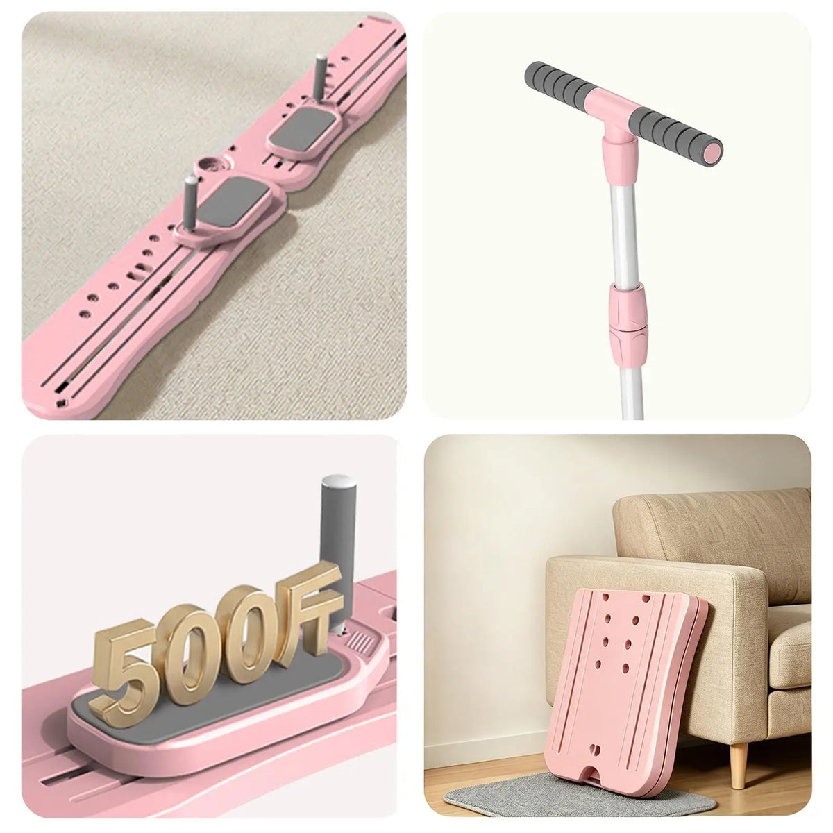 Foldable Pilates Board Kit for Full Body Home Workouts