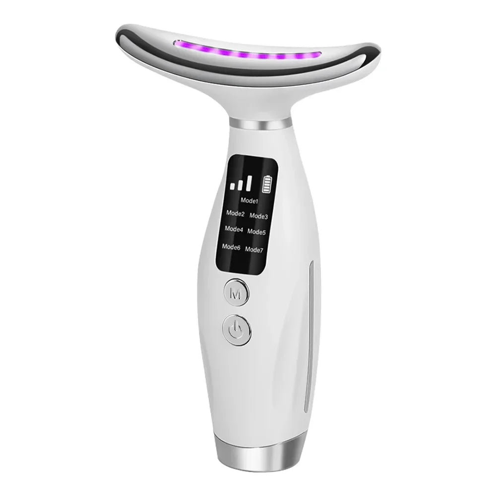 LED Photon Therapy Neck And Face Lifting Massage Device
