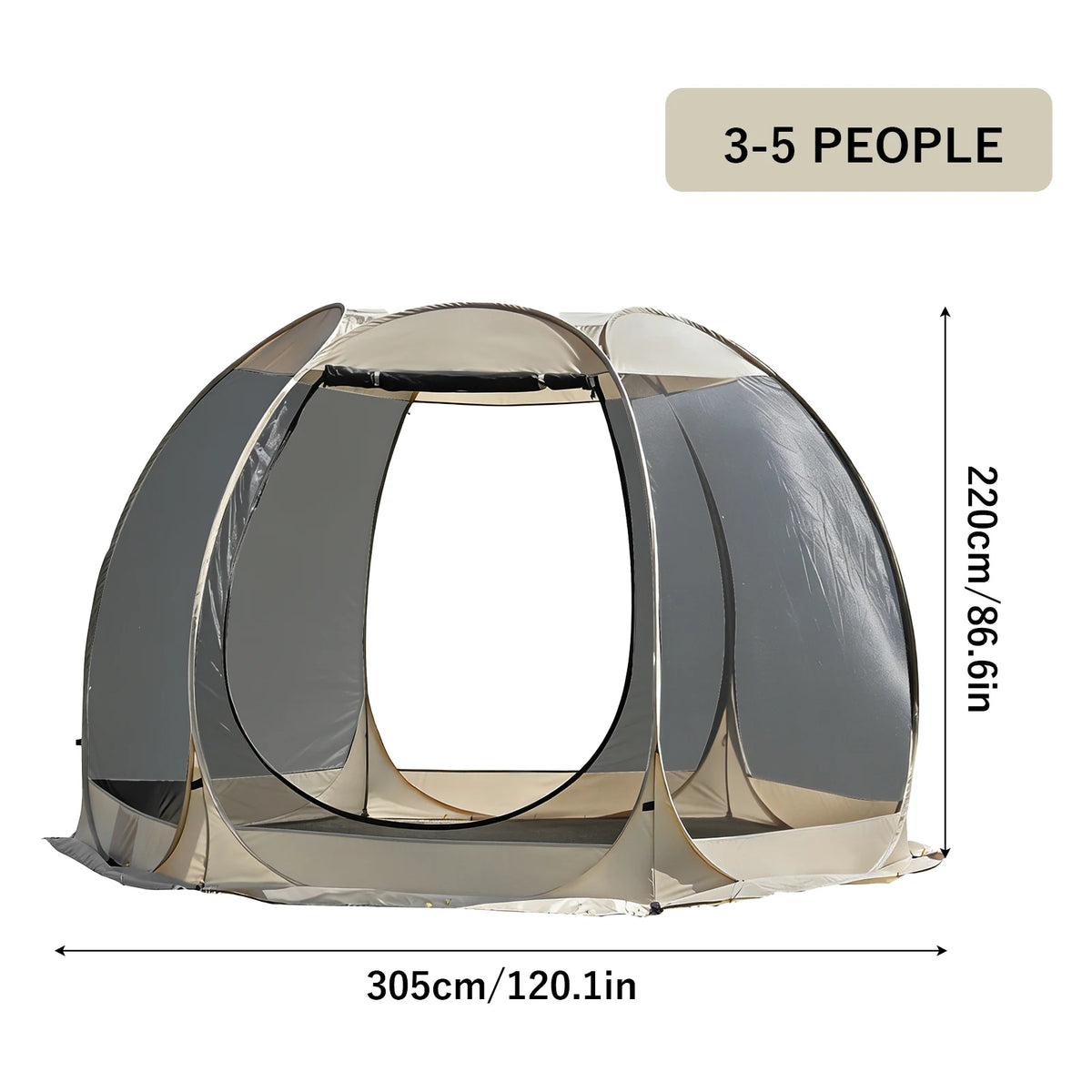 Pakicetus Pop Up Mesh Screen Tent For Camping And Backyard