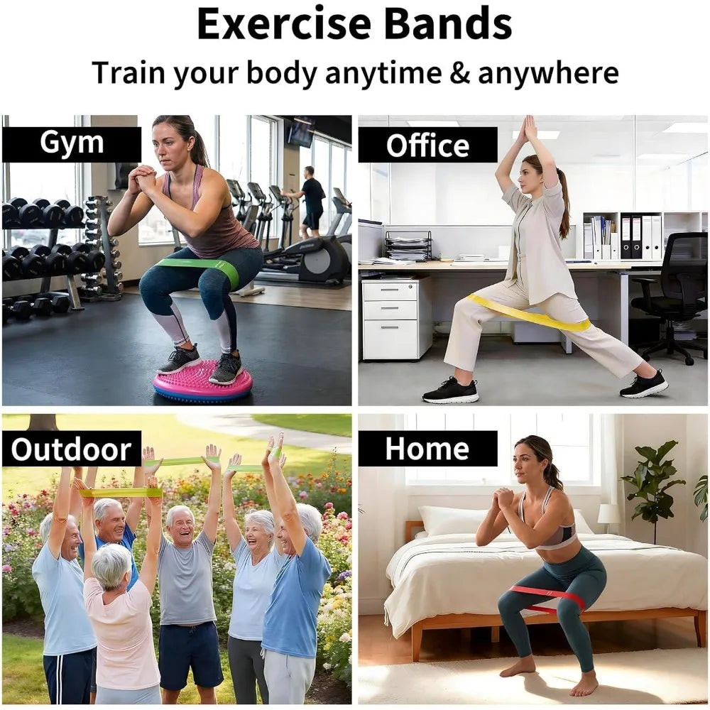 TPE Resistance Bands Set for Strength and Fitness Workouts