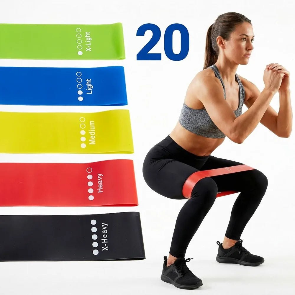 TPE Resistance Bands Set for Strength and Fitness Workouts