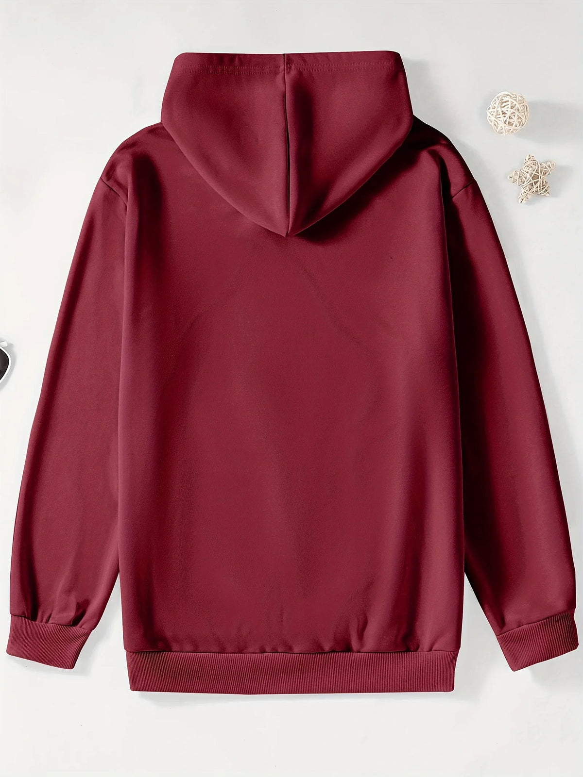 Men's Printed Pullover Hoodie With Kangaroo Pocket