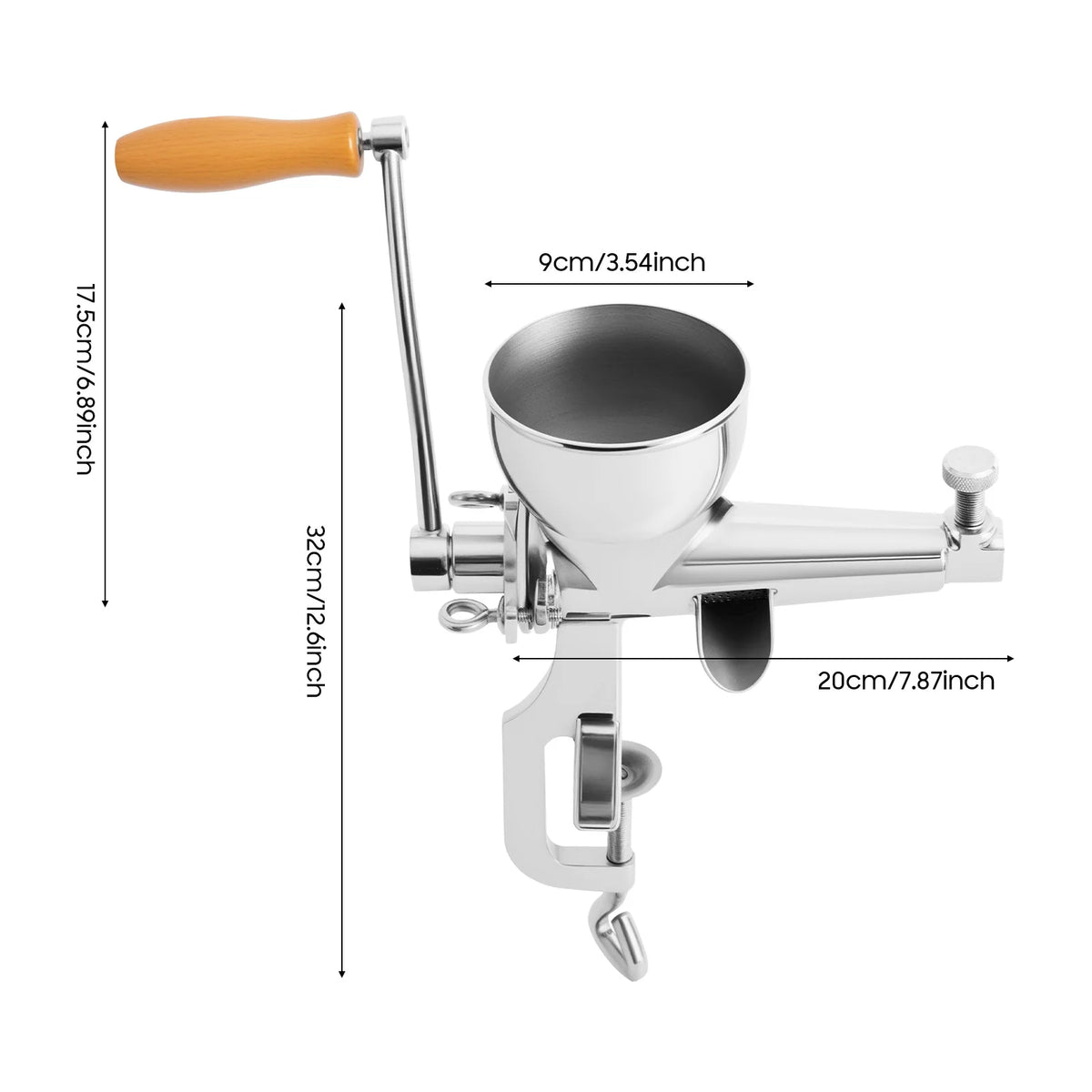 Bymaocar Manual Fruit Vegetable and Wheatgrass Juicer Press