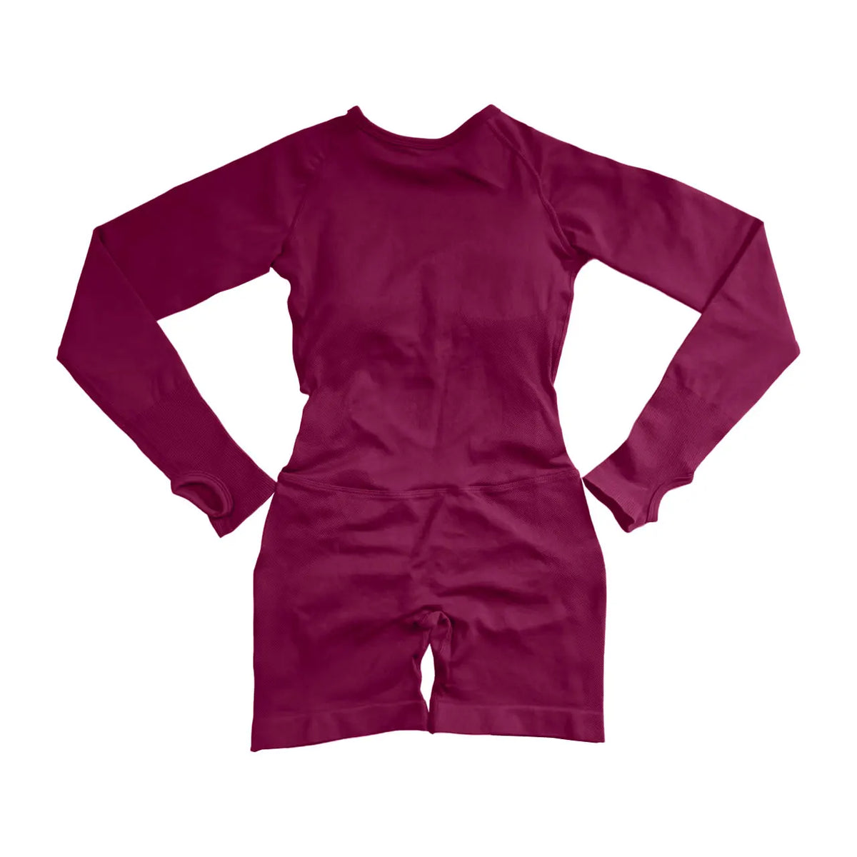 NCLAGEN Women's Seamless Long Sleeve Yoga Workout Jumpsuit