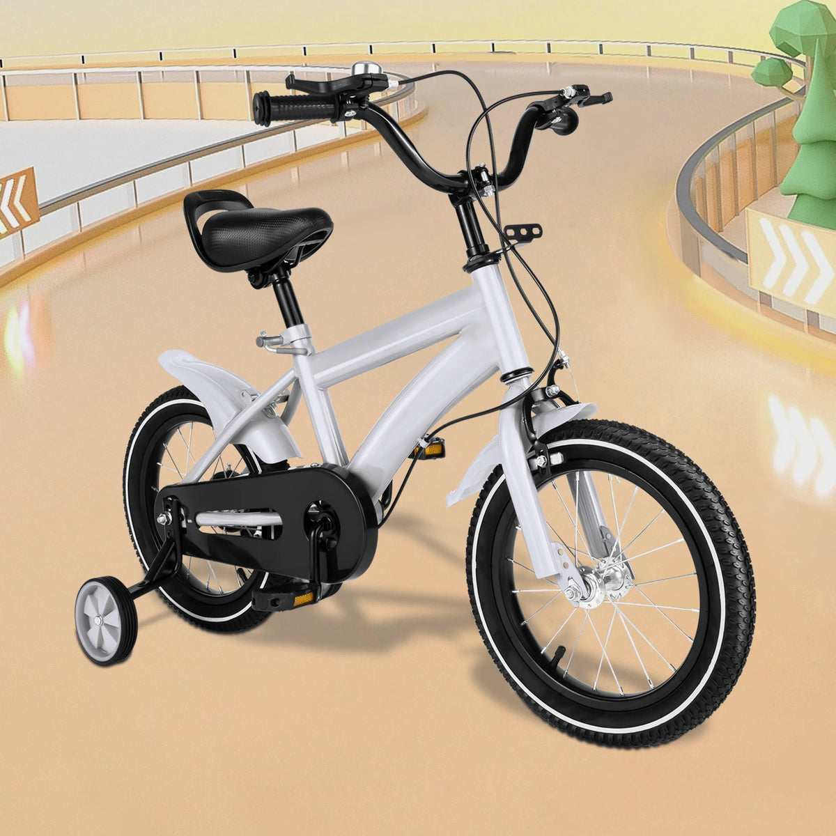 Children's Bicycle With Training Wheels For Young Riders