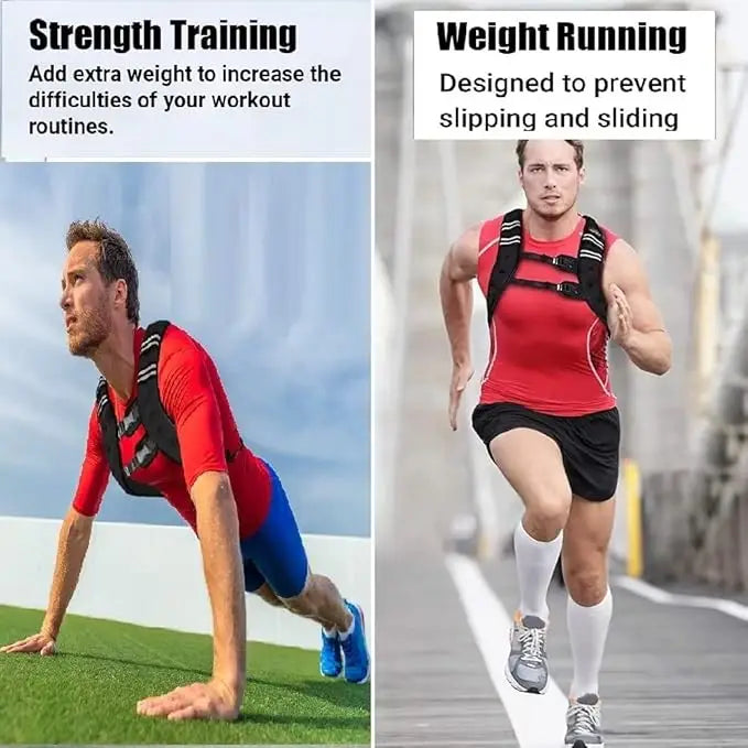Weighted Workout Vest For Strength Training And Cardio