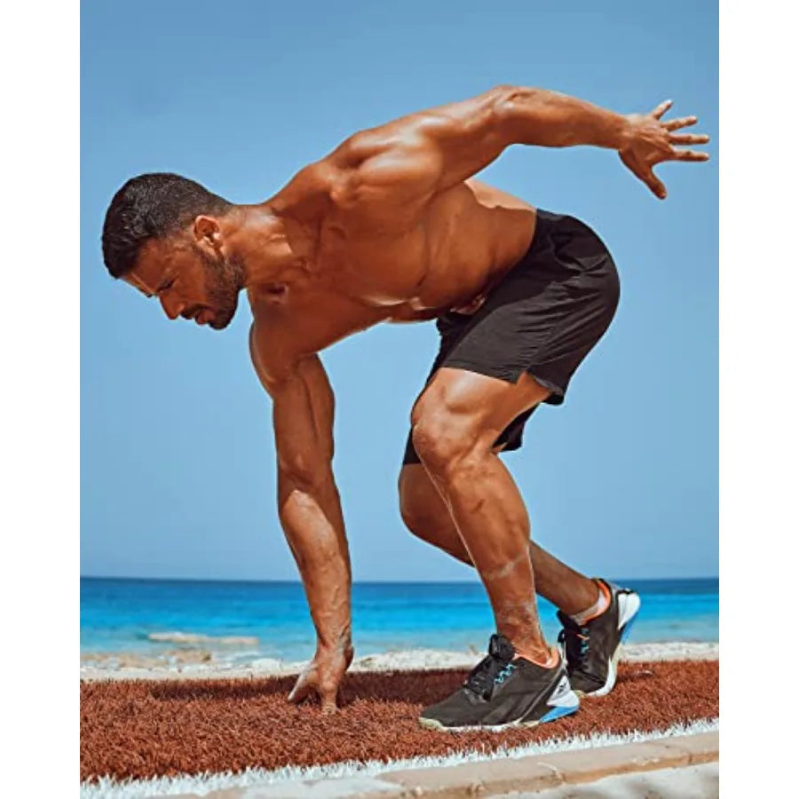 Mens Quick Dry Athletic Shorts With Pockets For Running