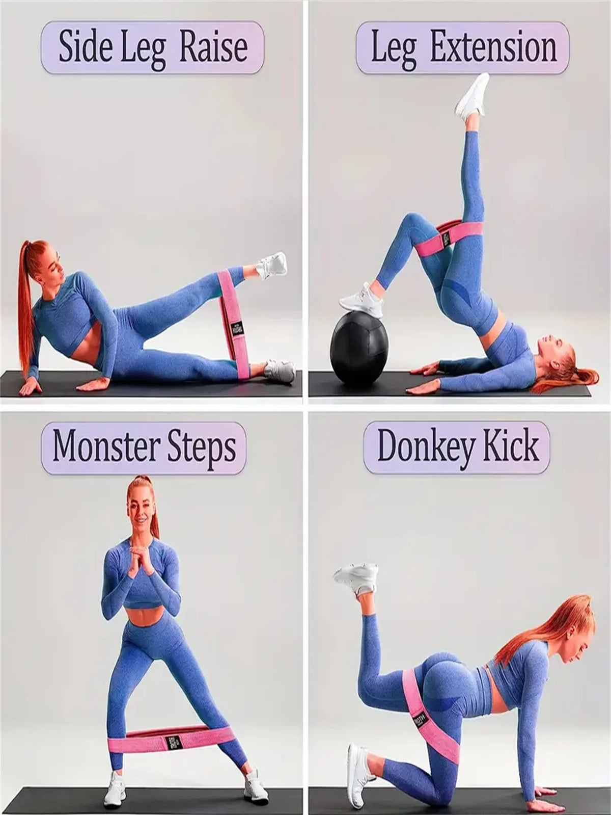 Pilates Yoga Resistance Bands For Strength And Stretch Workouts