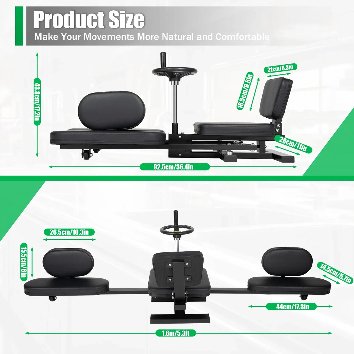 Heavy Duty Leg Stretcher for Flexibility and Stretching