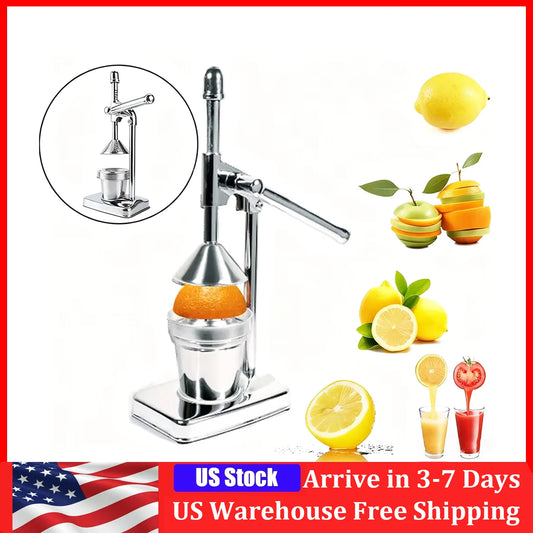 Manual Stainless Steel Citrus Juicer Fruit Press for Home Use