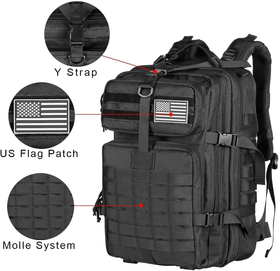 ReFire Gear Tactical Outdoor Backpack For Trekking And Travel