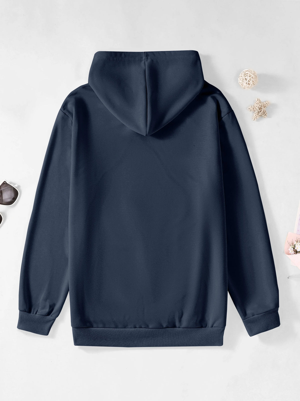 Men's Printed Pullover Hoodie With Kangaroo Pocket