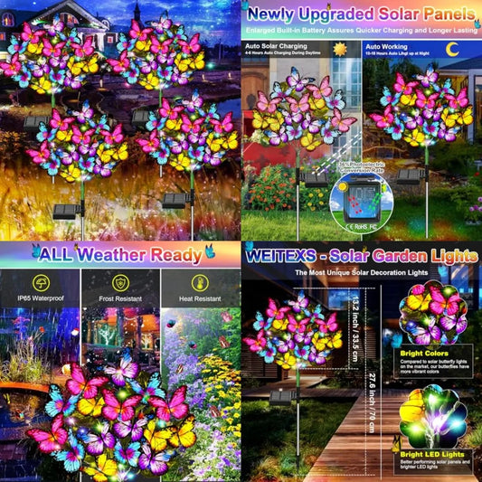 Waterproof Solar Outdoor Garden Light for Pathways and Yard Decor