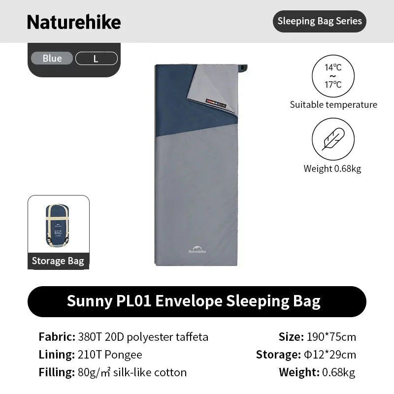Naturehike Lightweight Compact Camping Sleeping Bag For Outdoor Adventures