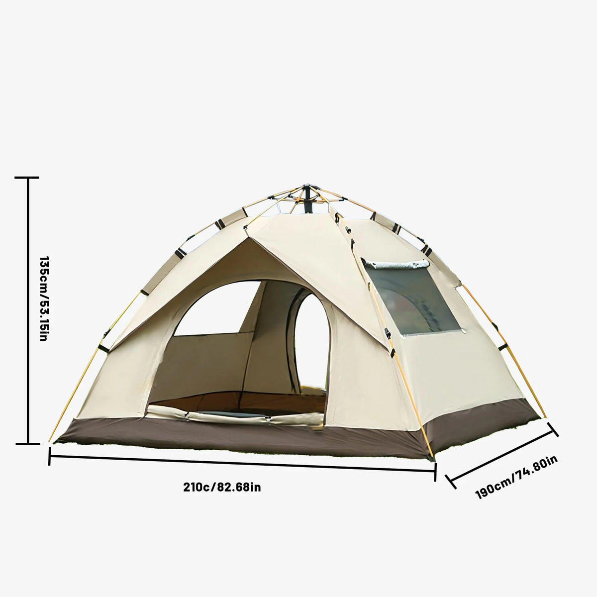 Pakicetus Instant Pop Up Camping Dome Tent