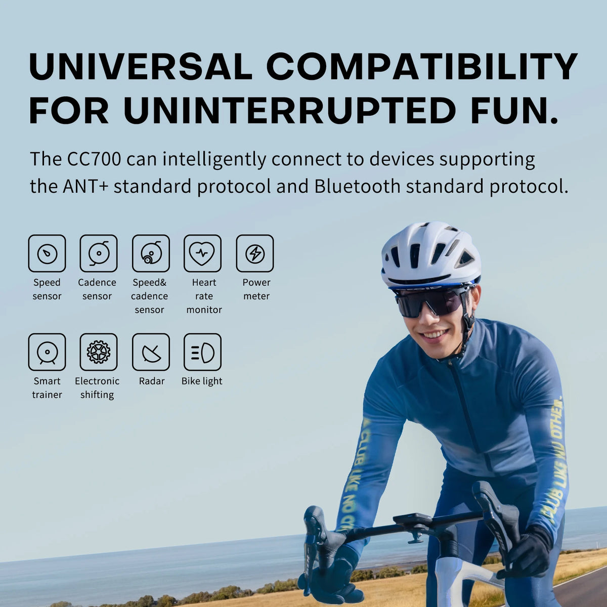 GEOID CC700 GPS Bicycle Computer With Route Navigation
