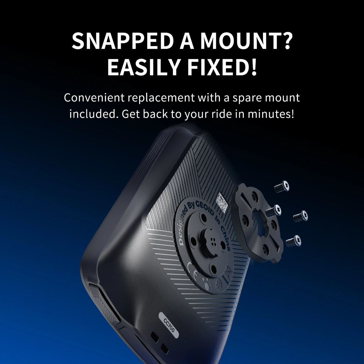 GEOID CC700 GPS Bicycle Computer With Route Navigation