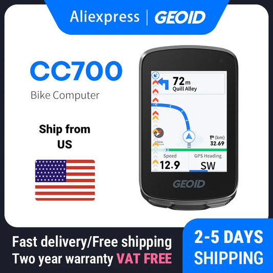 GEOID CC700 GPS Bicycle Computer With Route Navigation