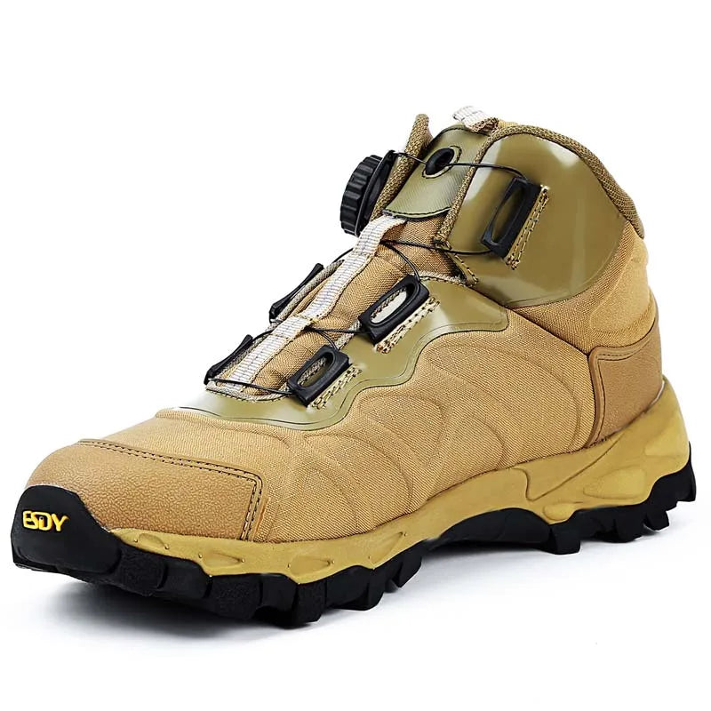 KOLINLOV Mens Waterproof Outdoor Hiking Boots