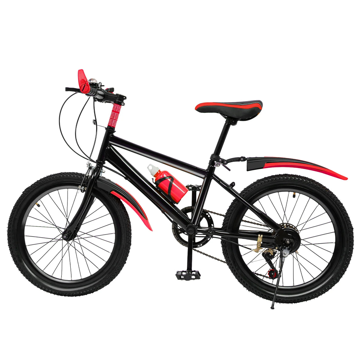 Folding Kids Mountain Bike With 7 Speed Dual Disc Brakes
