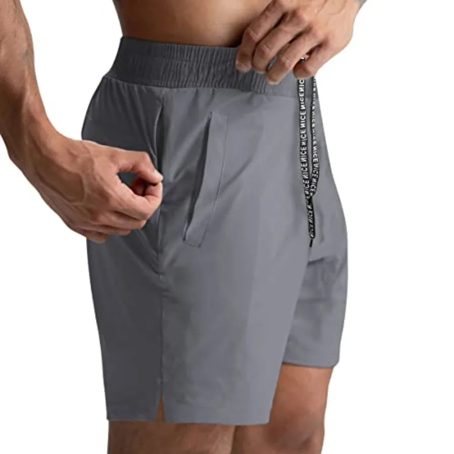 Mens Quick Dry Athletic Shorts With Pockets For Running