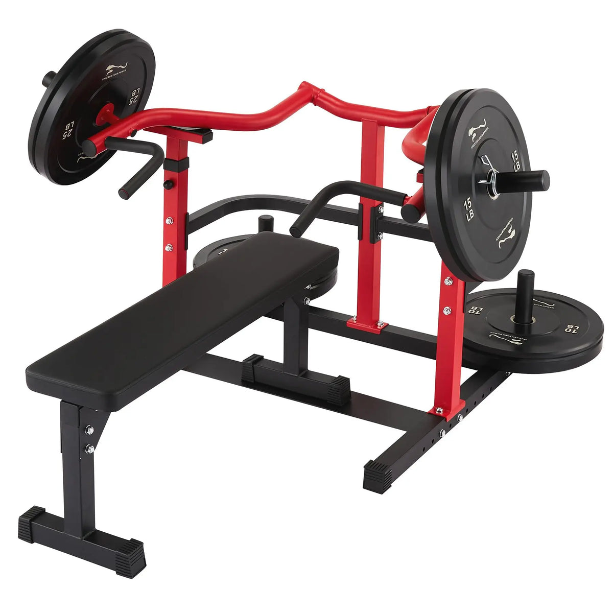 Chest Press Machine With Independent Converging Arms For Home Gym