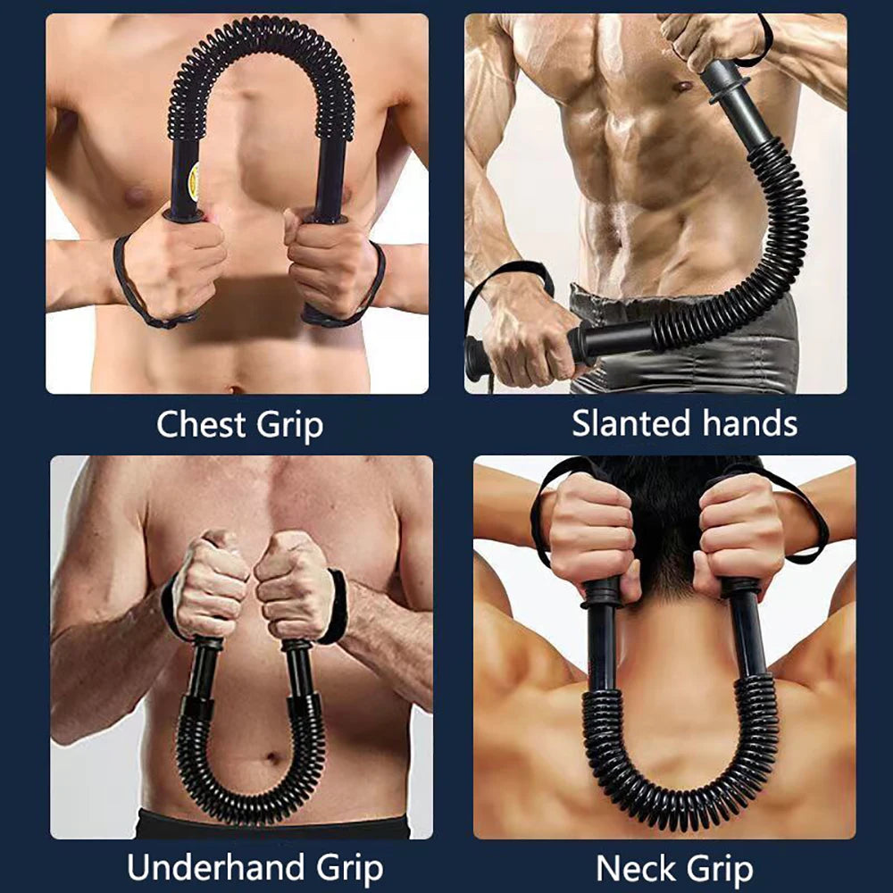 Spring Arm Strength Bar for Chest and Biceps Training