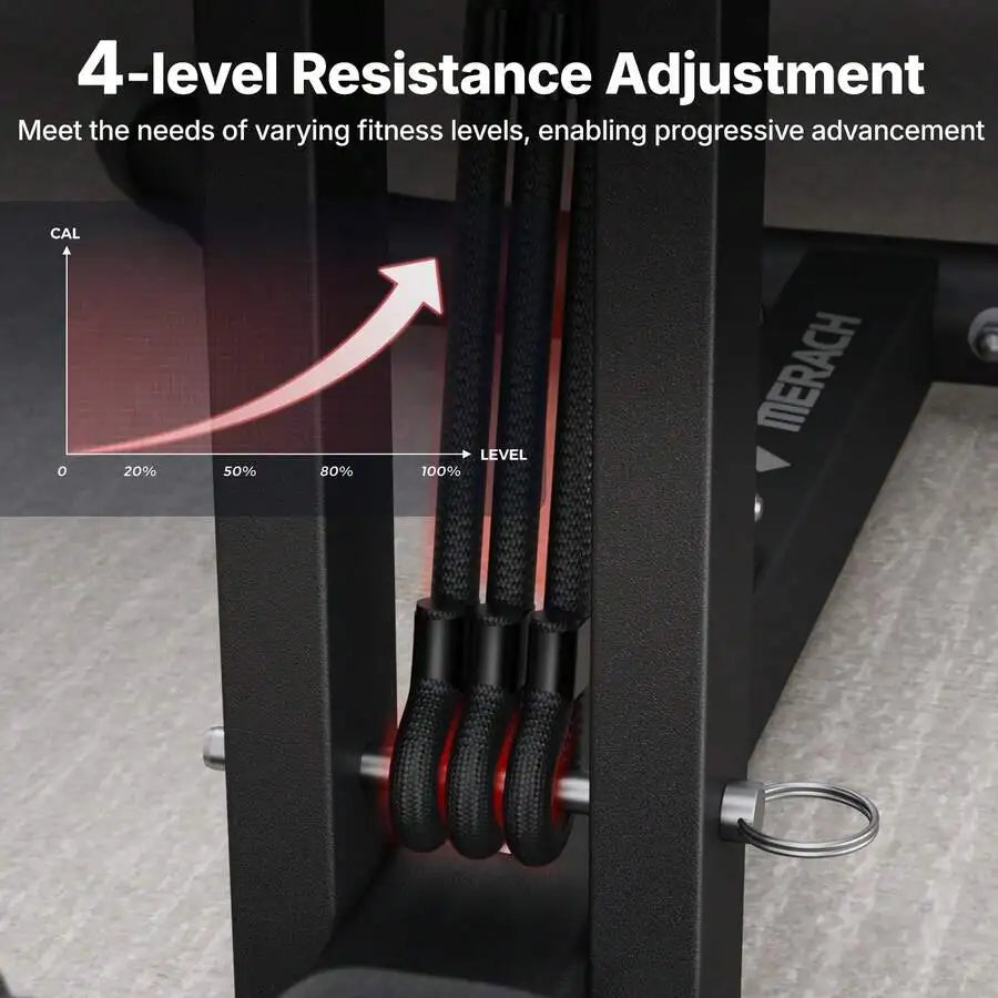 Adjustable Squat, Ab and Glute Trainer for Home Workouts