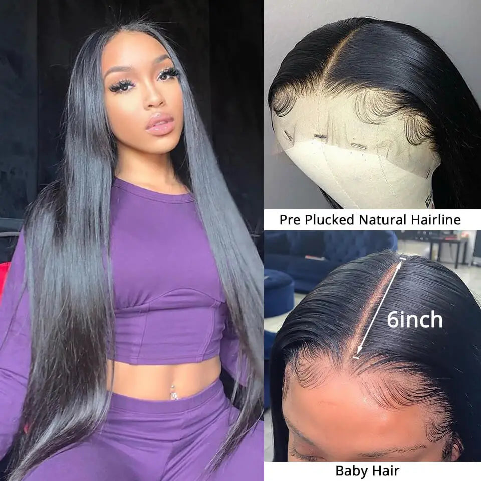 Lovely Princess Brazilian Human Hair Lace Front Wig