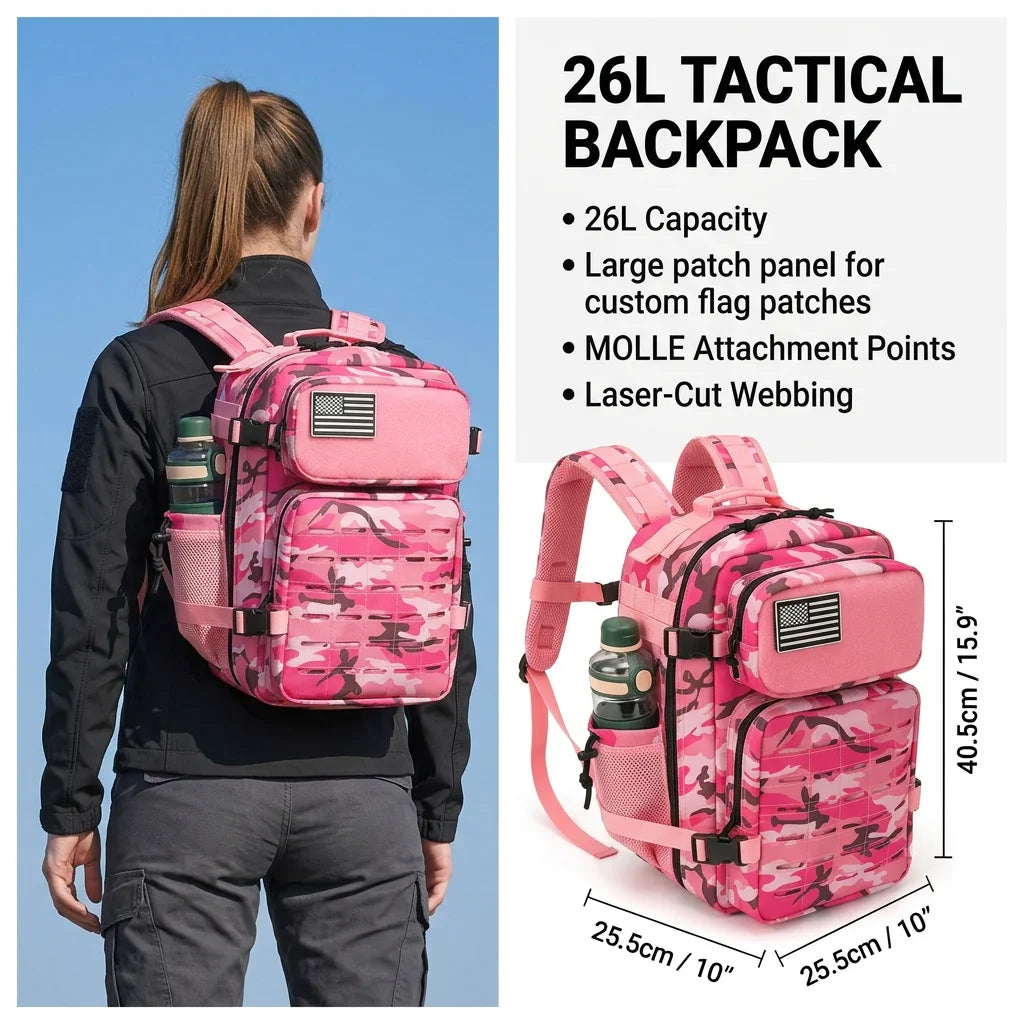 ReFire Gear Tactical MOLLE Hiking Backpack
