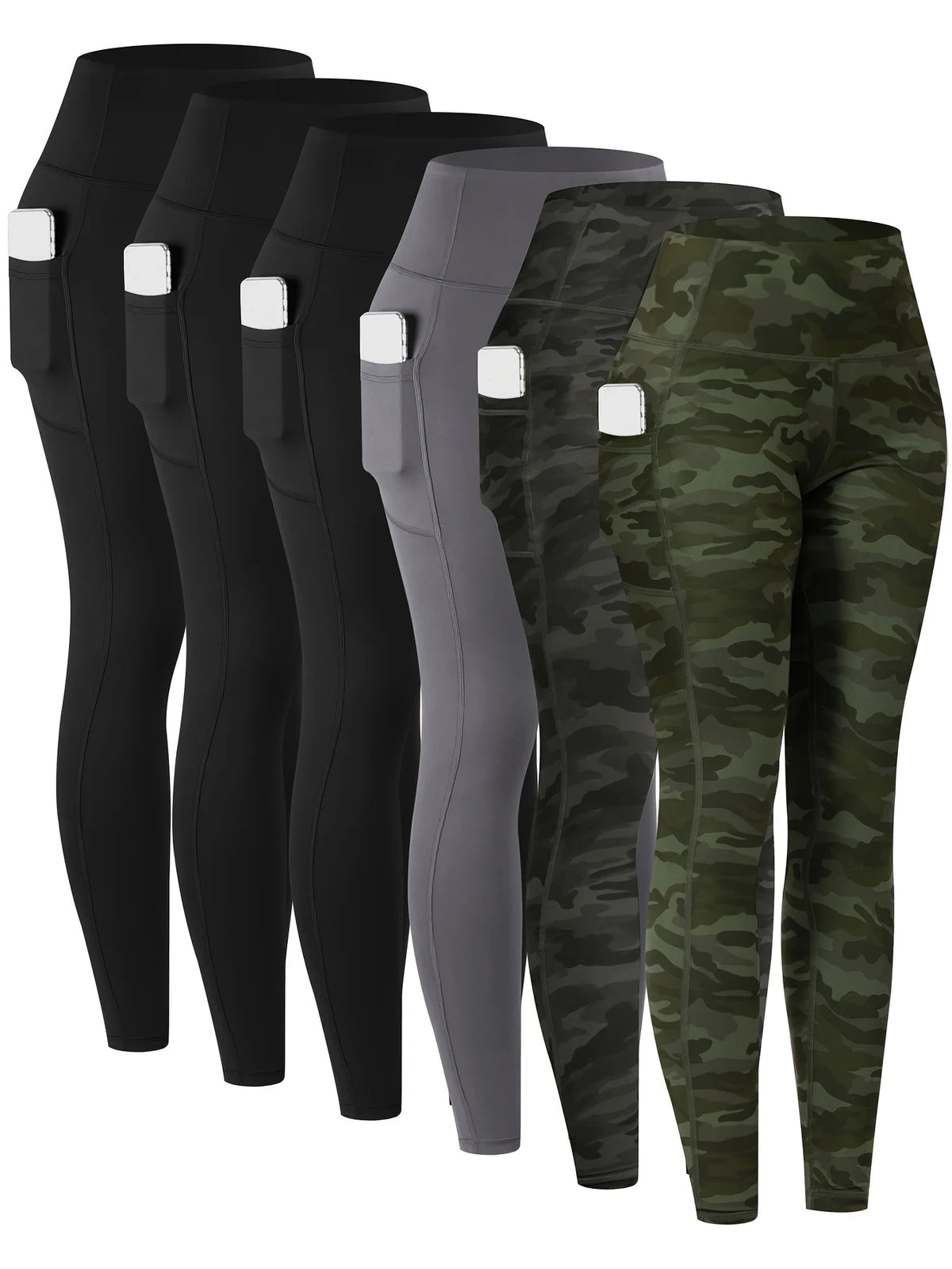 Women's High Waist Pocket Leggings for Yoga and Workout