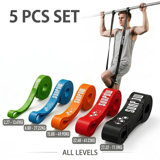 SUNPOW Pull Up Assistance Bands for Strength Training and Mobility