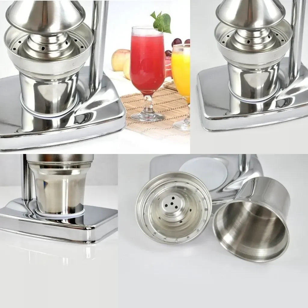 Manual Stainless Steel Citrus Juicer Fruit Press for Home Use