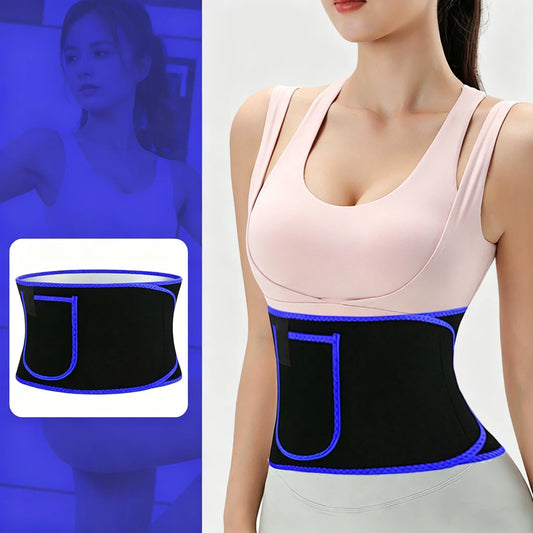 Workout Waist Trimmer Belt With Phone Pocket