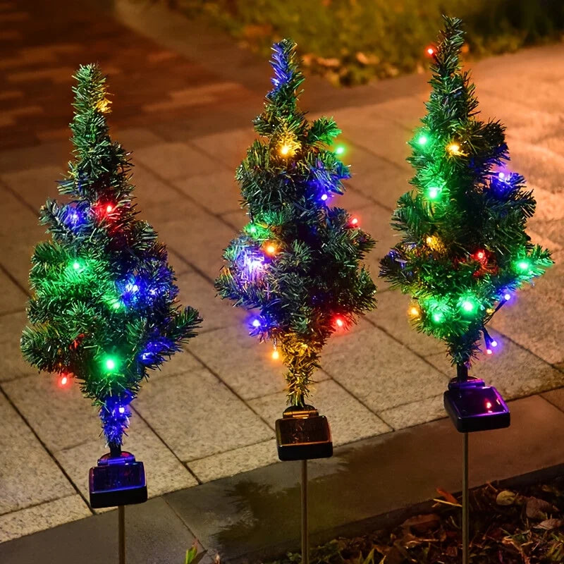Solar Christmas Tree LED Garden Decorative Lights