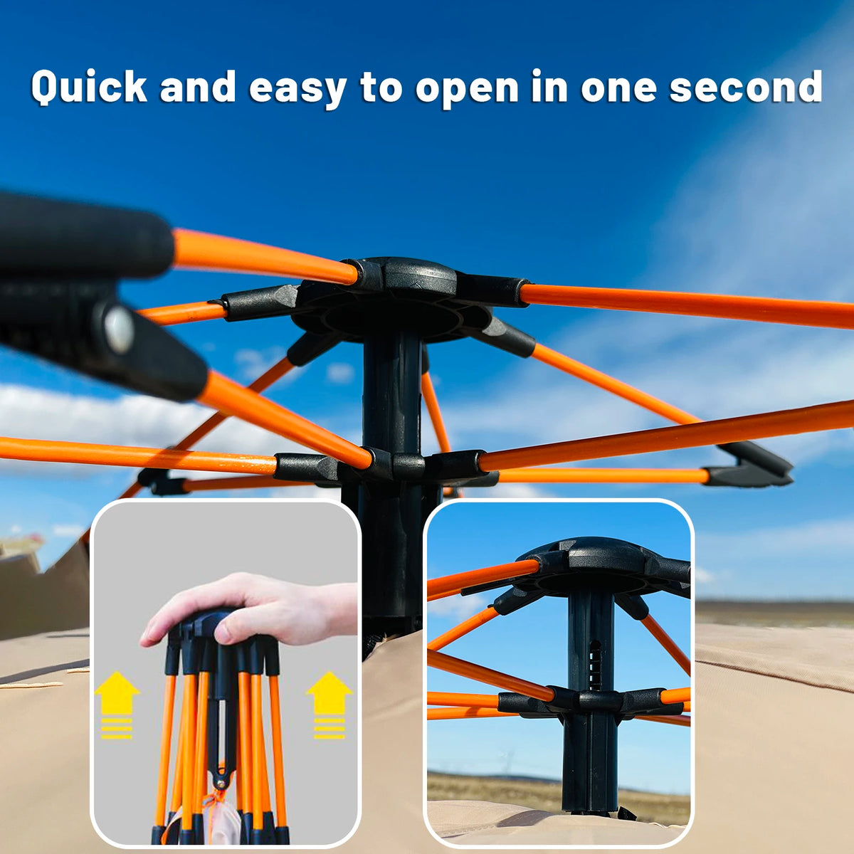 Pakicetus Automatic Pop Up Camping Tent for Outdoor Adventures