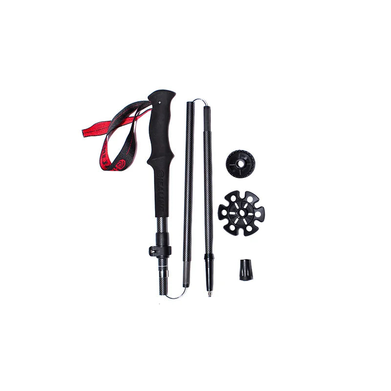 OKHEALING Carbon Fiber Foldable Trekking Poles for Hiking